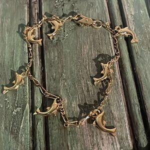 Dolphin charm bracelet